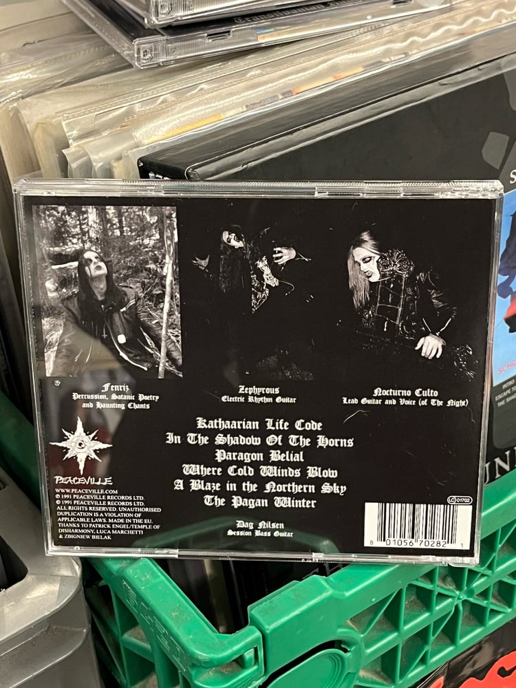 Image of CD Darkthrone A Blaze in the Northern Sky SIGNED