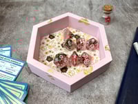 Image 2 of Pastel Witch Print Jesmonite Dice Tray for DnD