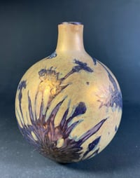 Image 1 of “Cornflower” satin reduction lustre vase - 2
