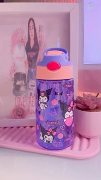 Image 2 of Purple Kuromi Water Bottle 