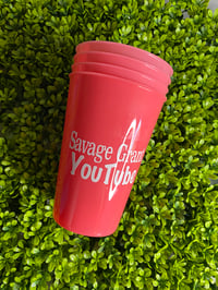 Image 5 of 4pk Savage Grant YouTube Cups