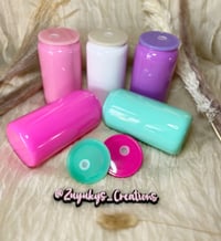 Image 1 of 16oz Macaroon Glass Can 