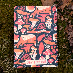 Mushroom Sticker Collecting Book