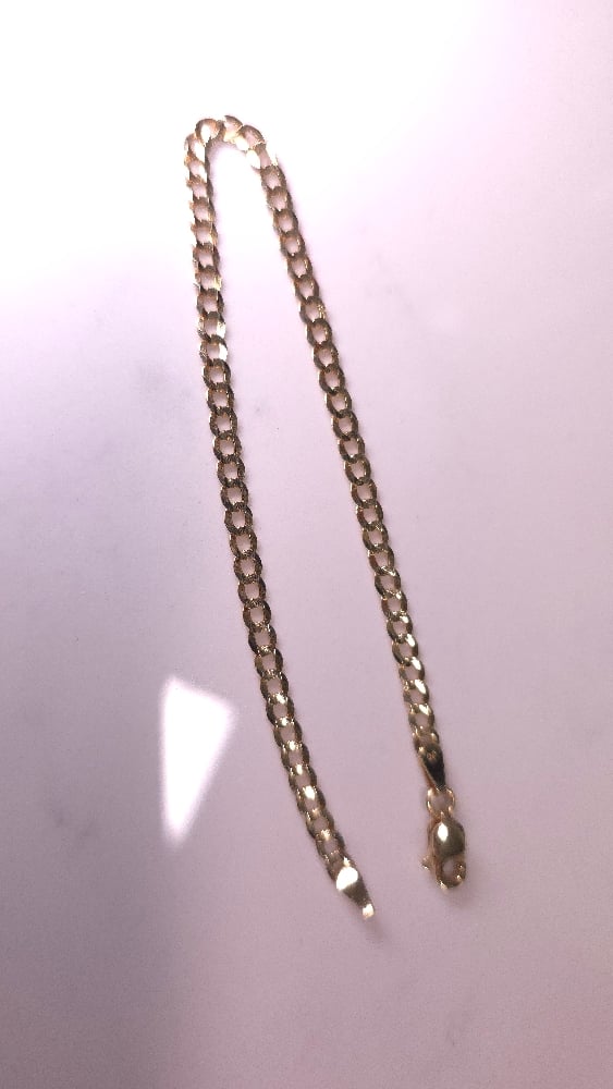 Image of 14k Curb chain bracelet