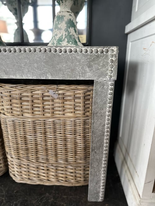 Image of Zinc Garden Table