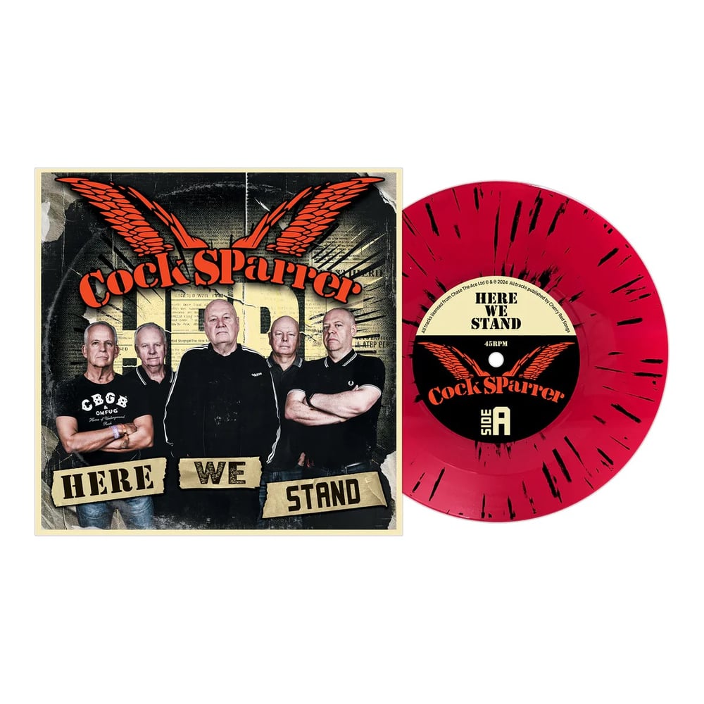 Cock Sparrer - "Here We Stand" 7"