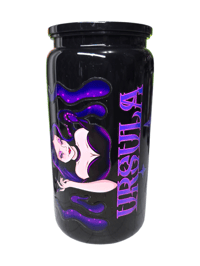 Image 2 of Vanessa Sassy 16oz plastic can cup with lid