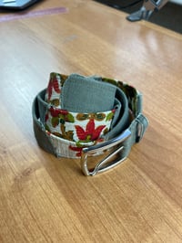 Image 1 of Green Floral Belt