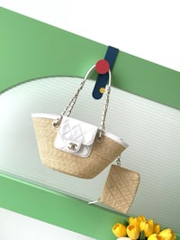 Image 16 of CC Straw Shopping Bag