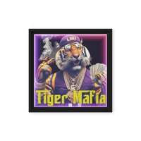 Image 1 of Tiger Mafia (Dapper Don) Framed canvas 12”x 12”