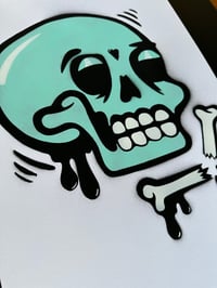 Image 2 of SkullTag Turquise 