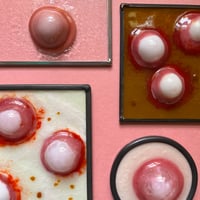 Image 1 of Fused/stained glass pimple panels