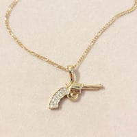 Image 1 of Revolver Gun Necklace