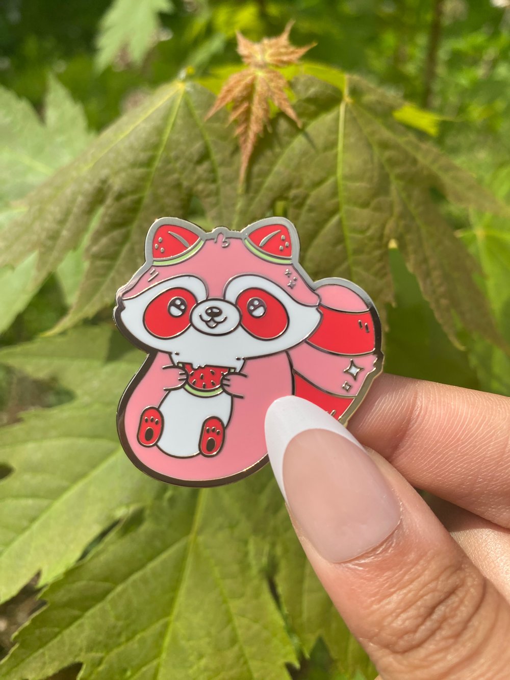 Raccoon Enamel Pins