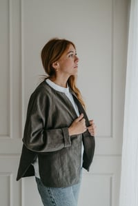 Image 1 of Veste MOMO sans col