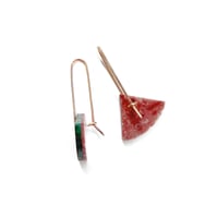 Image 2 of Chrysocolla Earrings 