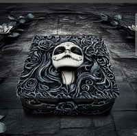 Image 1 of Flor de Muerte Trinket Box 6.3cm