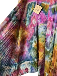 Image 7 of ♻️ UPCYCLED L J.Jill Open Sweater Cardigan in Watercolor Ice Dye