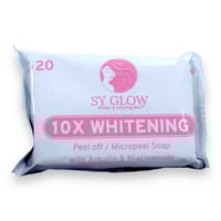 SY GLOW - 10X Whitening Peel Off/Micropeel Soap 75g SPF20