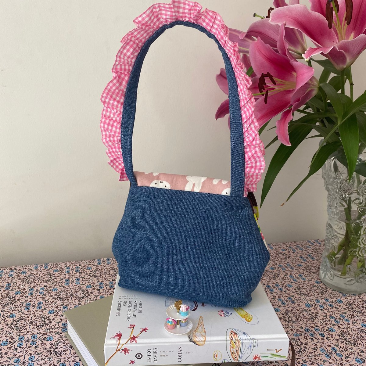 Image of MIFFY GINGHAM FRILL BAG 
