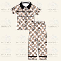 DDD Boys Checkered Smile Pyjamas