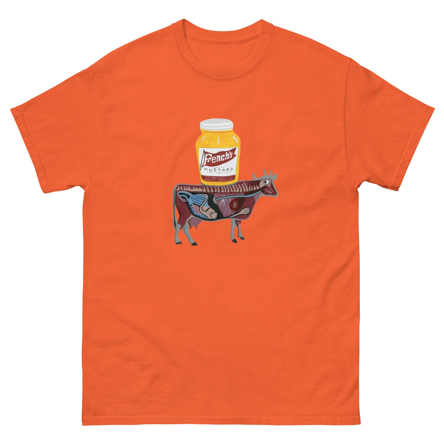 Image of MUSTARD COW T-SHIRT