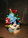 Autism Awareness Ceramic Gnome Night Light Lamp