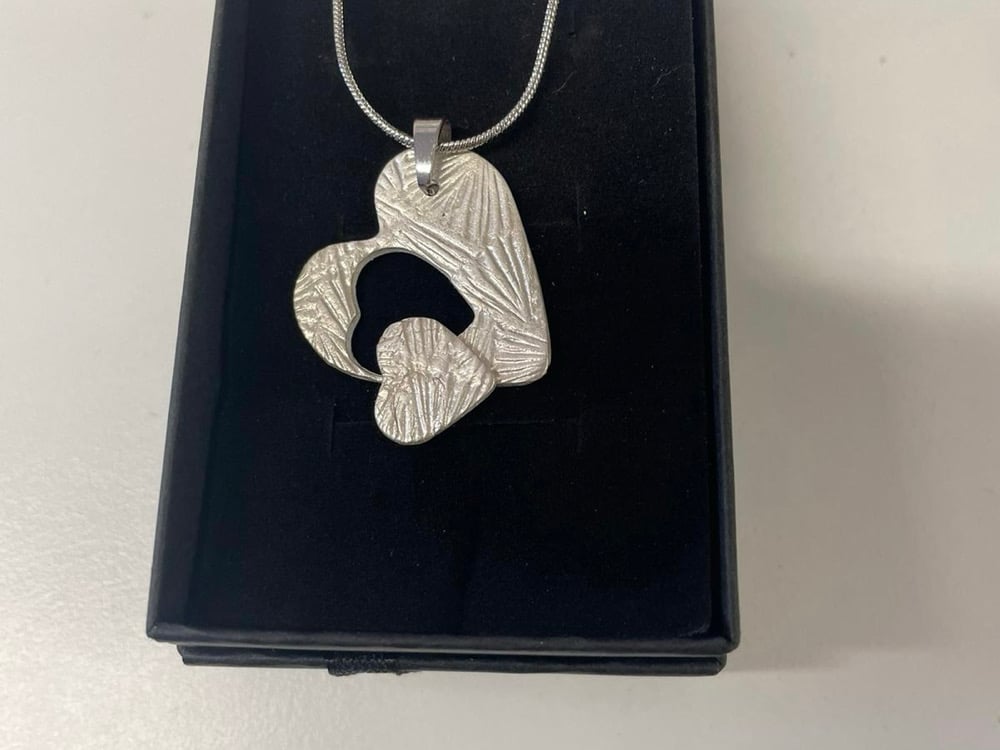 Image of Tiered Heart Pendant Silver Clay Jewellery Making Experience Private Session - 3 Hours