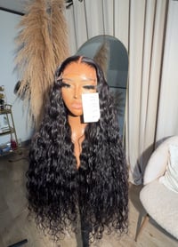 Image 1 of 6x6 hd loose deep wave closure wig