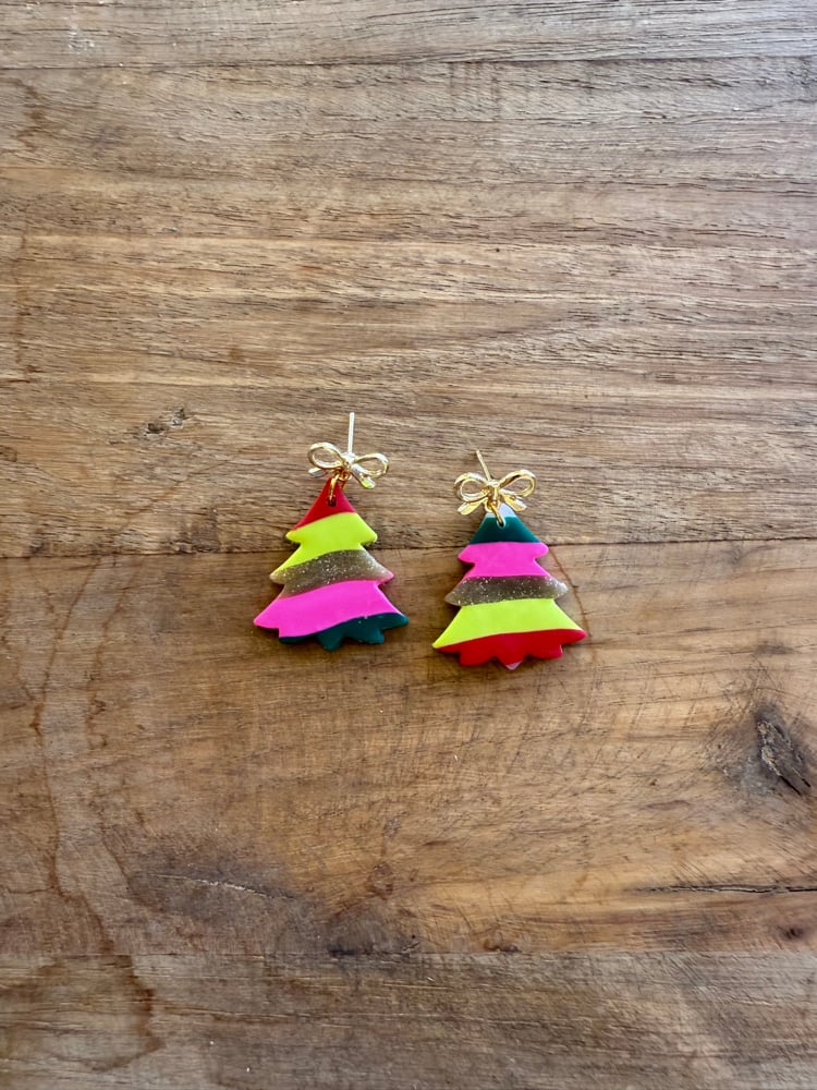 Image of Striped Christmas Trees