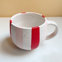 Image 2 of PREORDER// Circus Cup With Handle - Powder & Red