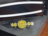 Smoking skull championship belt 