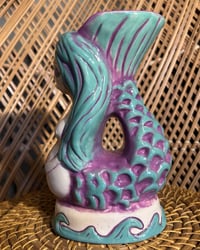 Image 4 of "MerMom" Gluggle Mug - Purple & Teal 1 of 1 Glaze - Free Shipping