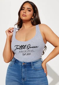 TATTD QUEEN ORIGINAL TANK!! Heather grey 🩶