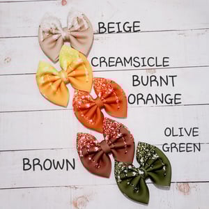 Image of Fall Puff Bows