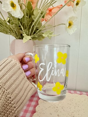Image of PERSONALISED GLASS MUGS