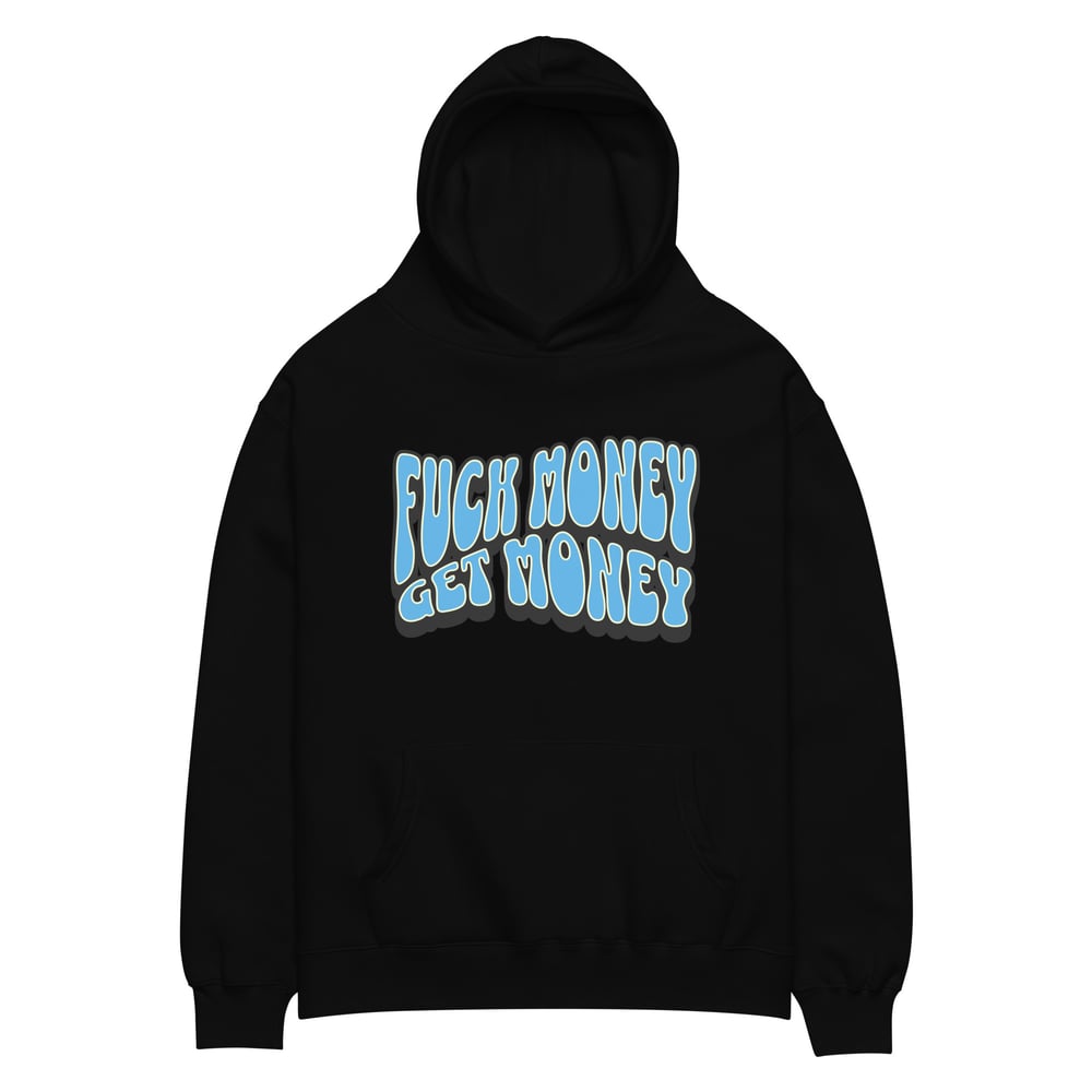 Image of WAVE LOGO HOODIE BLUE