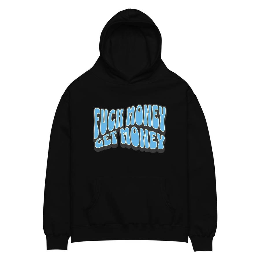 Image of WAVE LOGO HOODIE BLUE