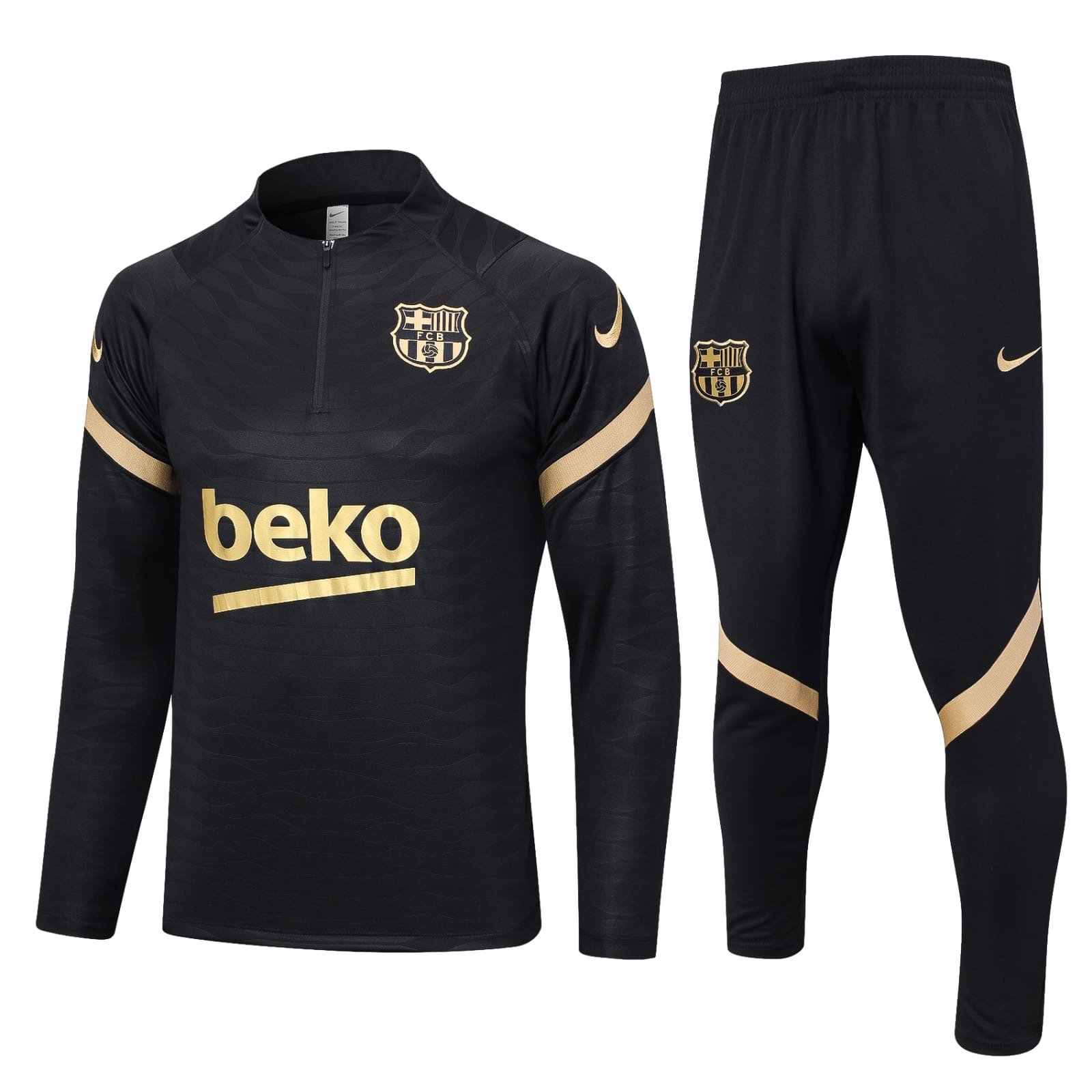 Barcelona Training Kit 23 24 Black and Gold Icon Closet