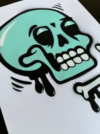 Image 5 of SkullTag Turquise 