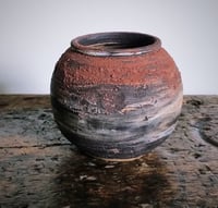 Image 1 of Mini Round Vase in Marbled Clay