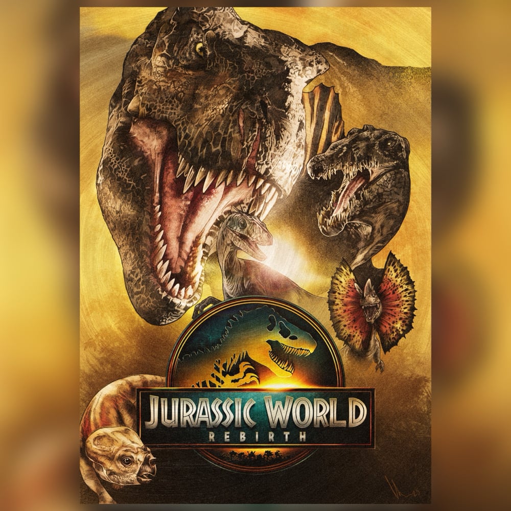 Jurassic World: Rebirth A3 300gsm Art Print