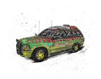 Image 3 of Pop Culture Cars Series Art Print Selection 