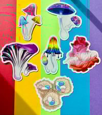 Image 1 of Pride Fungi Sticker