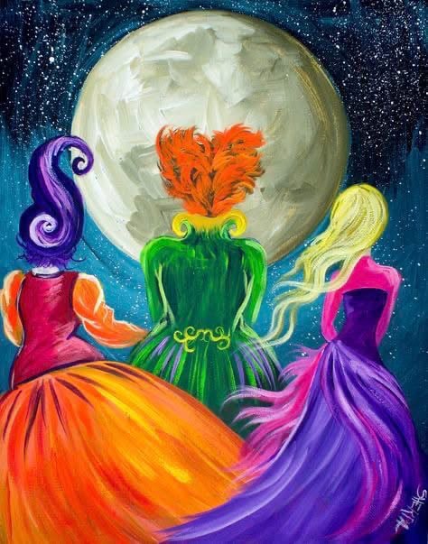 Image of Hocus Pocus Paint Party 9/25 Wicked Axe Haverhill, MA 18+