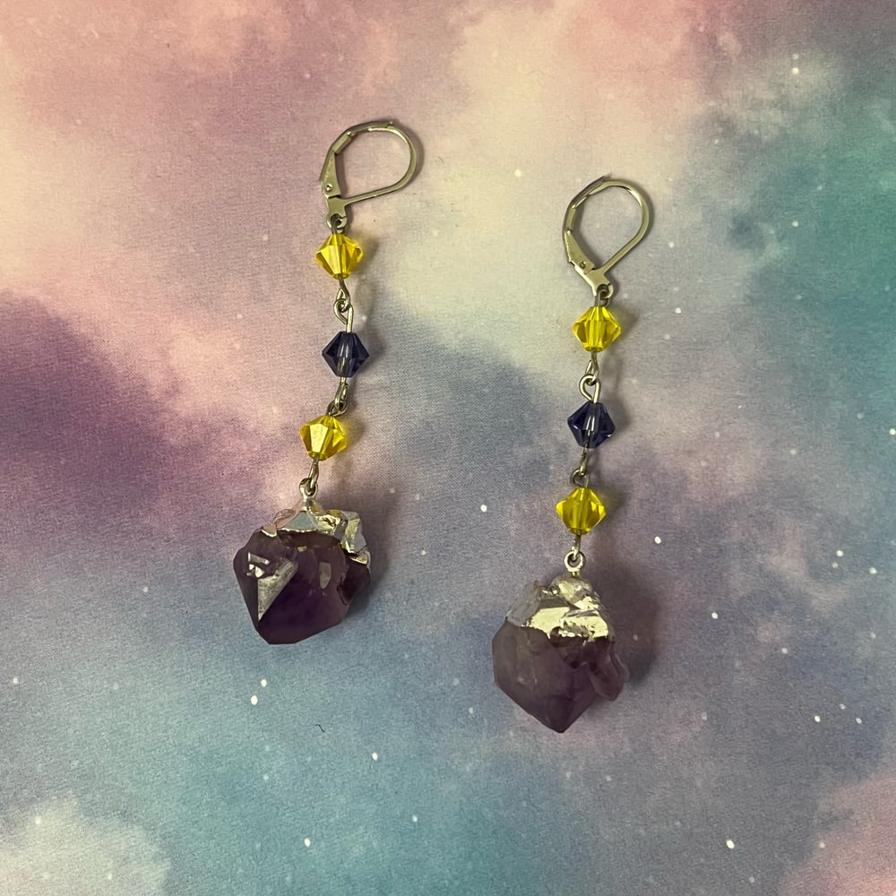 Image of Amethyst Earrings