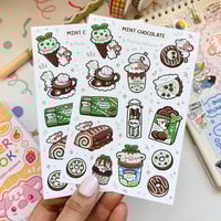 Image 2 of Mint Chocolate Dessert | Sticker Sheet