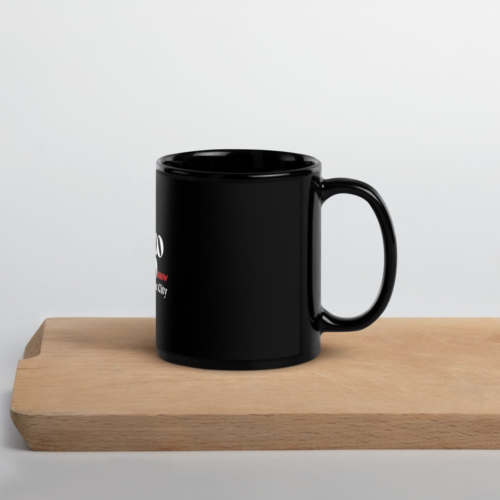 The Cameo Bobo Show Black Mug