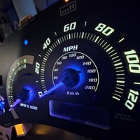 Image 1 of 99-02 GM LED GLOW NEEDLE MOD MAIL-IN SERVICE