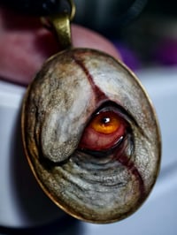 Image 15 of Pennywise Eye glow in the dark pendant OOAK